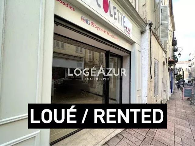 Location Fond de commerce 1 pièce 28 m2 Antibes