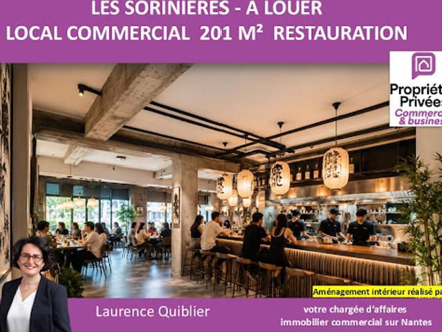 Location Fond de commerce 201 m2 Les Sorinières