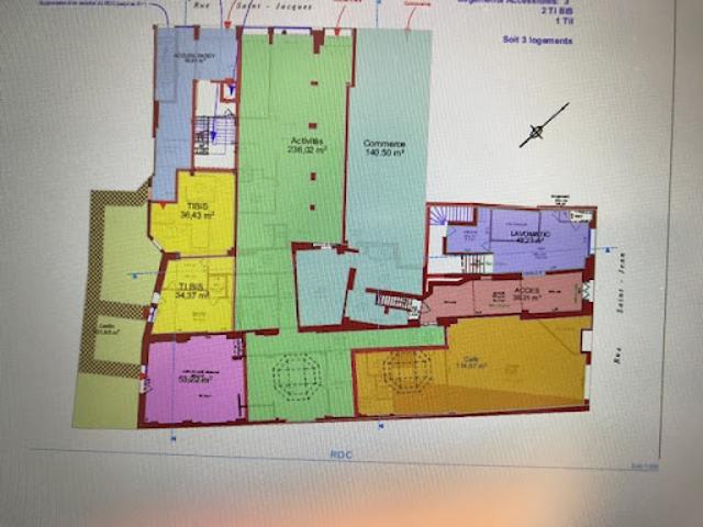 Location Fond de commerce 202 m2 Douai