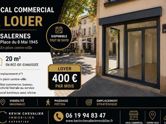 Location Fond de commerce 20 m2 Salernes