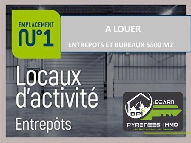 Location Fond de commerce 5500 m2 Lons