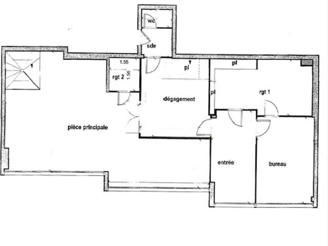 Location Fond de commerce 8 pièces 243 m2 Paris 5ème