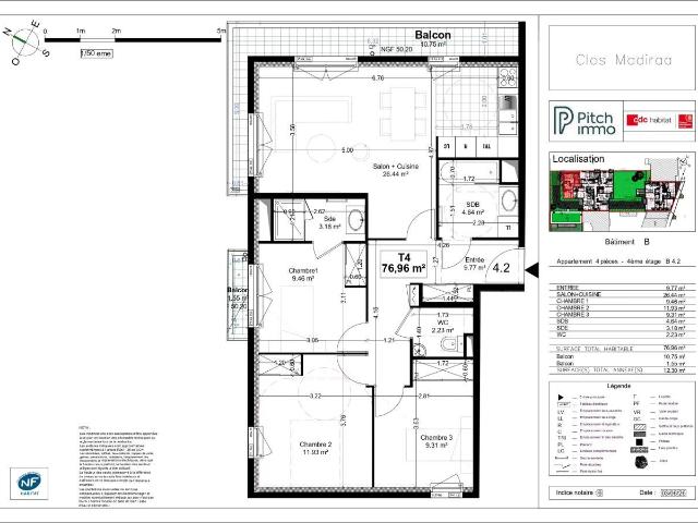 Location House Rue Madiraa, Courbevoie