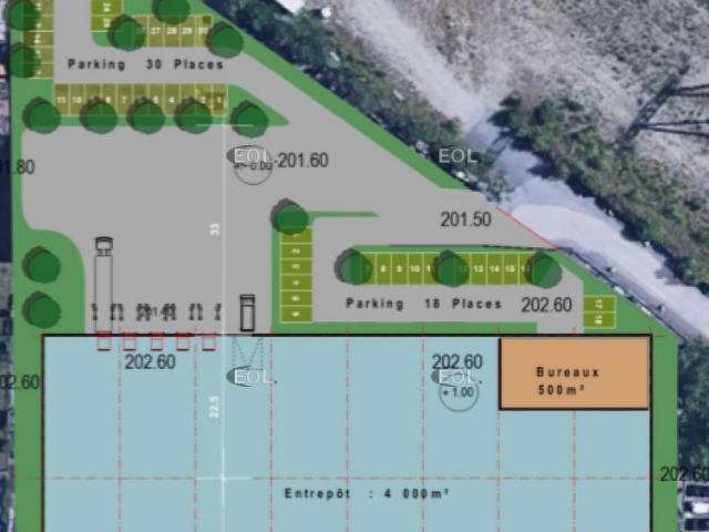 Location local d'activité Jonage Projet adaptable