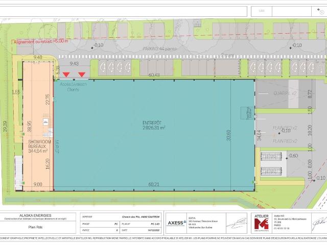 Location local d'activité Sautron Proximité périphérique Nantais et A11