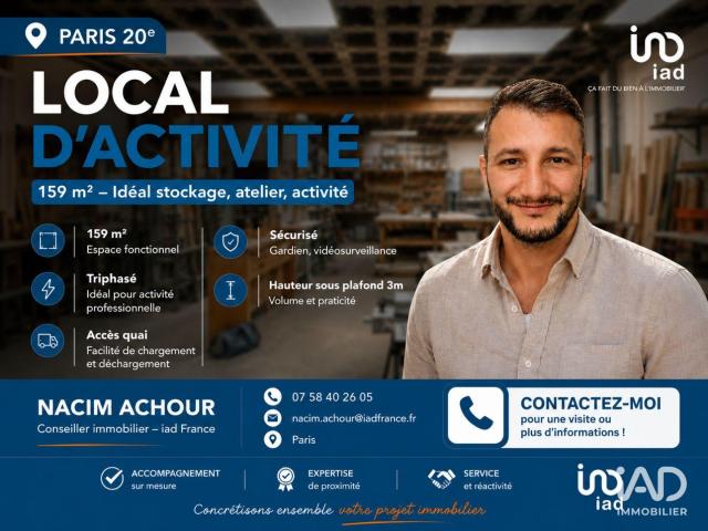 Location Local d'activités 159 m²