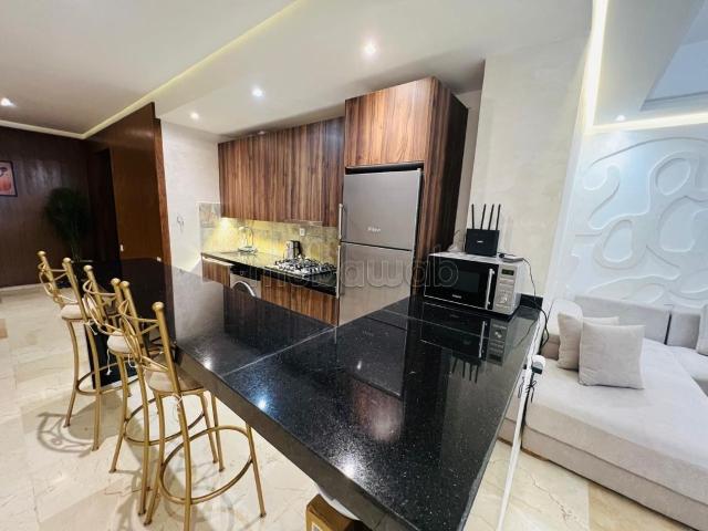 Location magnifique studio meublé à av abdelkrim el khatabi. 78 mètre