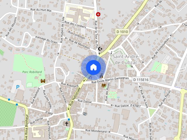 Location Maison 3 pièces 74m² ST ANDRE DE CUBZAC 33240