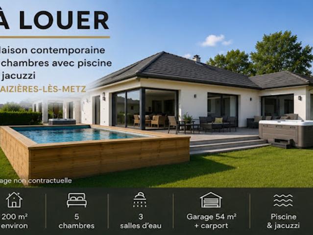 Location Maison 7 pièces 200 m2 Maizieres les metz