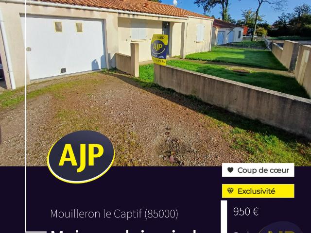 Location maison Mouilleron Le Captif: 950 € AJP Immobilier La Roche sur Yon