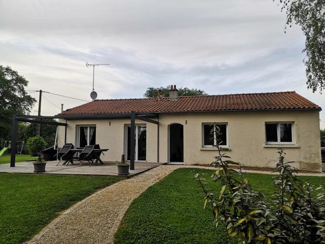 LOCATION MAISON MEUBLEE 3 CHBRES EN CAMPAGNE !