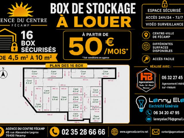 Location Place de parking 4 m2 Fecamp