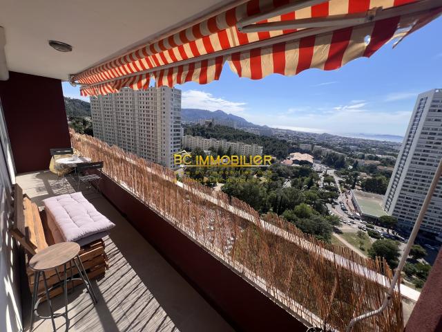 Location ROUVIERE 9EME: TYPE 3 ENTIEREMENT MEUBLÉ EN ETAGE ÉLEVÉ