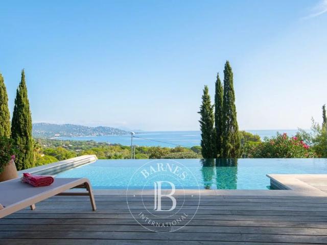 LOCATION SAISONNIÈRE SAINTE MAXIME VILLA MODERNE VUE MER 4 CHAMBRES