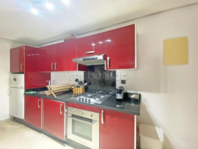 Location studio meublé avec terrasse Racine, Casablanca