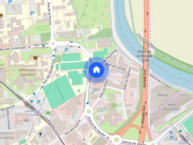 LOCATION STUDIO MEUBLE CAMPUS 2 allée de bethléem GIERES