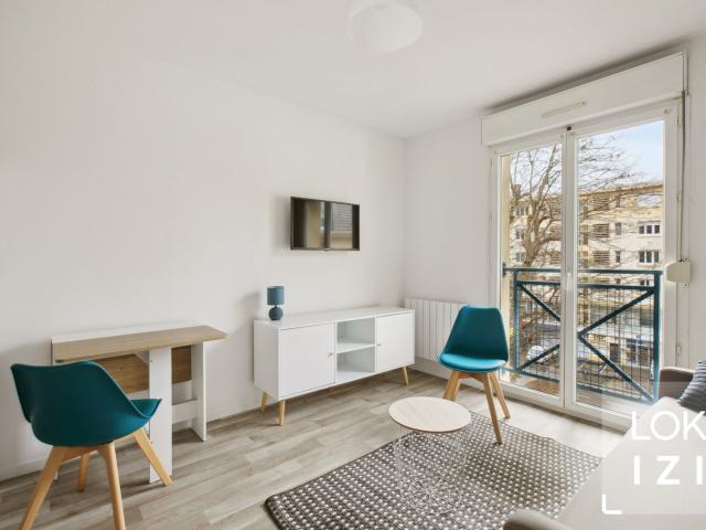 Location studio meublé 19m² Rouen Darnétal 76