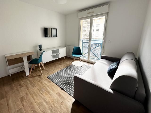 Location studio meublé 19m² Rouen Darnétal 76