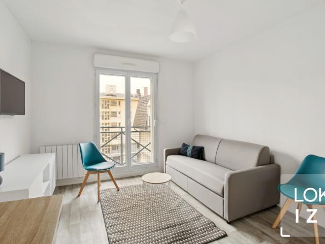 Location studio meublé 19m² Rouen Darnétal 76