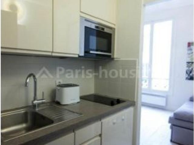 Location studio meublé 1 pièce, 19.28 m2, Paris 17ème
