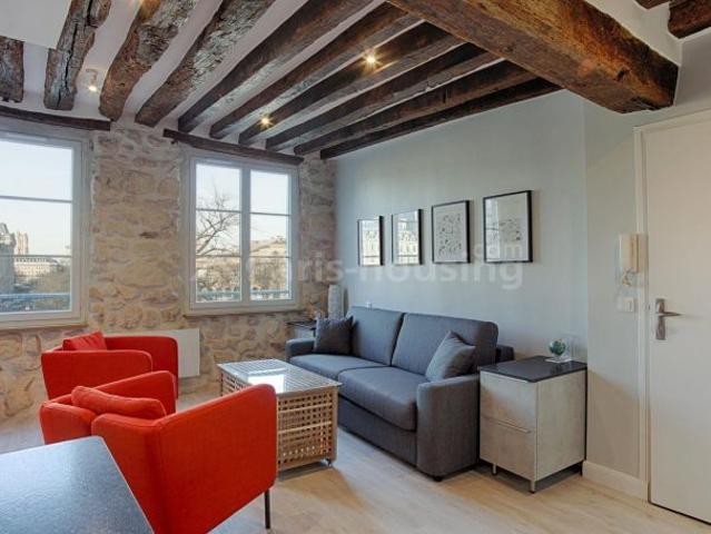 Location studio meublé 1 pièce, 26.93 m2, Paris 5ème