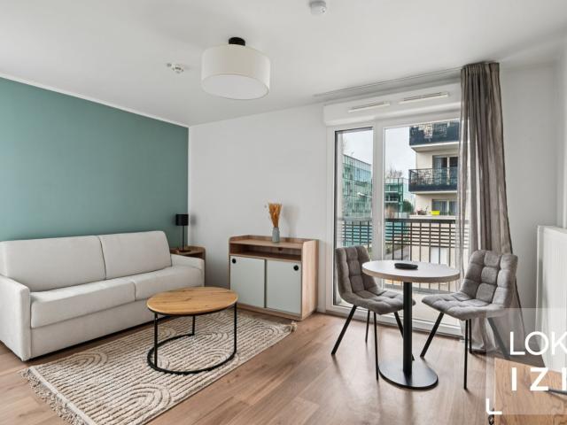 Location studio meublé 26m² avec balcon Saint Ouen 93 Paris nord