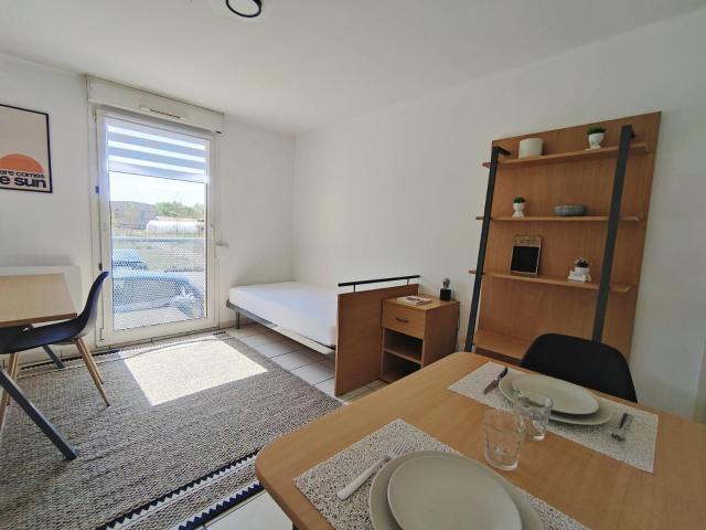 Location studio rénové et meublé Metz