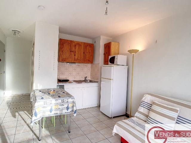 Location studio Valras plage, 21m² 1 pièce 399€ avec balcon