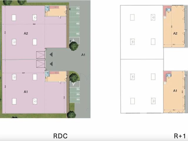 Locaux d'activité à vendre Montmagny Proche RN1 et transports
