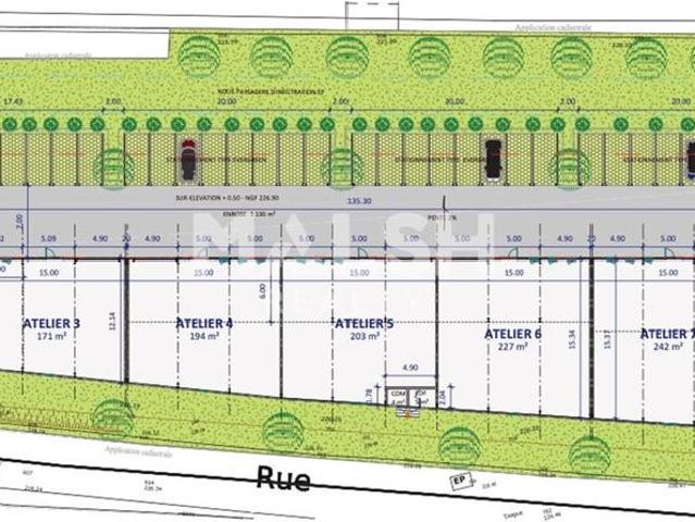 Locaux d'activités à louer Bourgoin Jallieu Proche A43