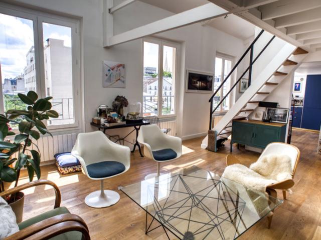 Loft au coeur du Faubourg du Temple au calme et sans vis à vis