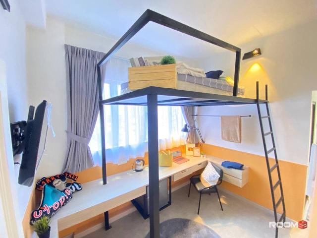 Loft Bed Room With Private Bathroom ! Room Rental Walking Distance To Lalaport & LRT