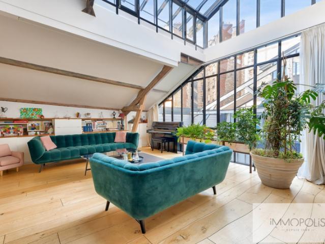 Loft comme une maison Joseph de Maistre / Caulaincourt Dernier étage !