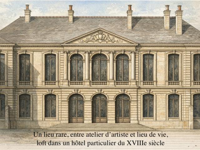 LOFT CONTEMPORAIN DANS UN ANCIEN HOTEL PARTICULIER