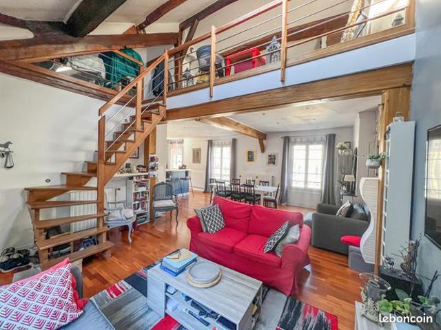 Loft duplex 98 m² terrasse sans vis à vis | Garage 38 m² | Dreux centre