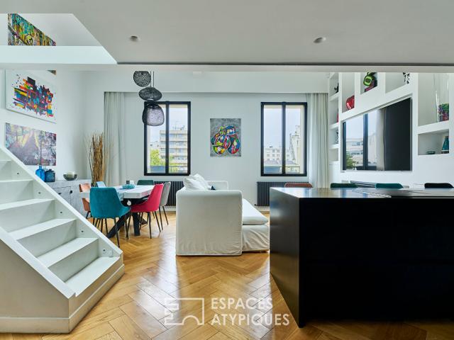 Loft duplex en dernier étage