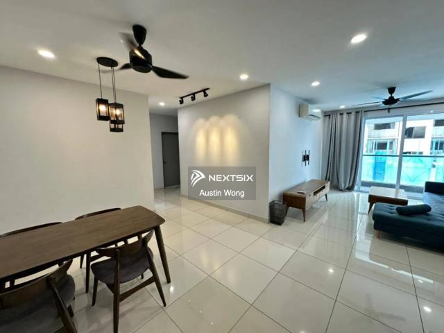 Loft Duplex 角头单位出售 #Almas Suites 896sqft【1+1房2厕】High Floor｜Unblock View 装修和家具都ready，基本不用再折腾，整体布置温馨 买了可以直接入住 位于 Puteri Harbour Iskandar Puteri Selling Price RM650K