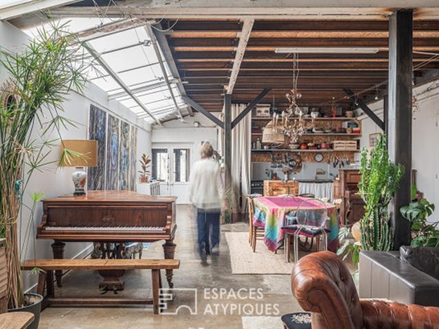 Loft de village contemporain avec jardin clos et verrière ? Bernin