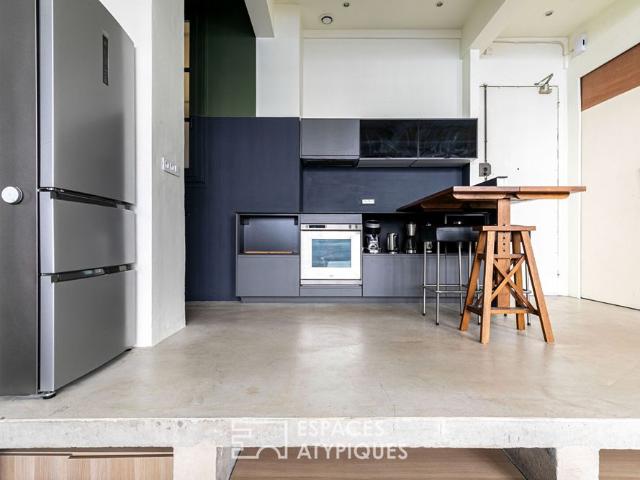 Loft industriel revisité dans un écrin Art Déco – Square Carpeaux