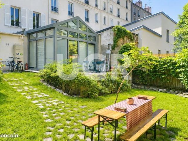 Loft T3 avec véranda, terrasse et jardin – 80 m² – Pantin