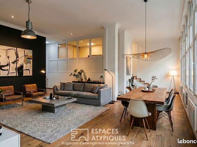 Loft 3 pièces 110 m²
