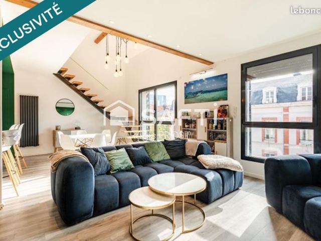Loft 3 pièces 80 m²