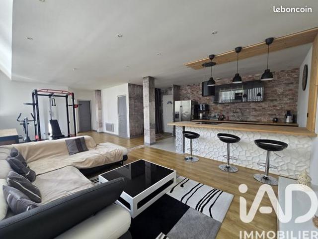 Loft 3 pièces 80 m²