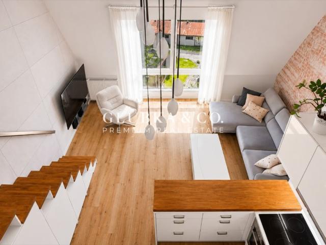 Loftowe mieszkanie z antresolą nad Odrą w centrum Wrocławia