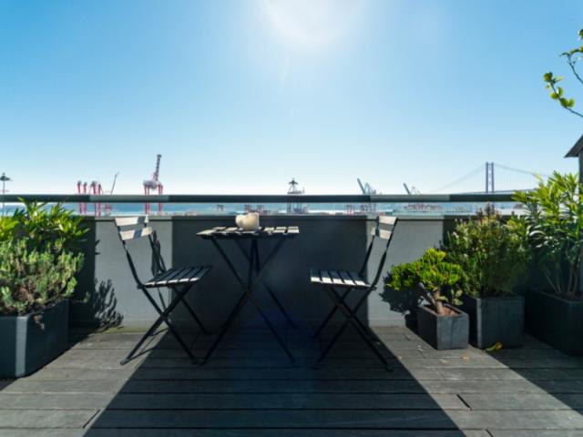 Loft/Rooftop com varanda vista rio