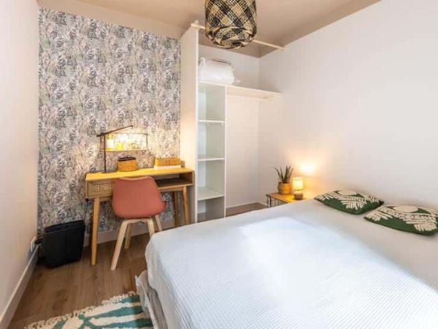 logement 4 avec Salle de bain et WC privatifs