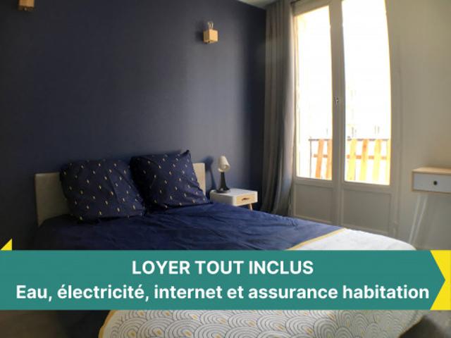 logement toutes charges incluses dans location Bal Meublé et équipé Vallier Catane arrêt de tram C et autoroute