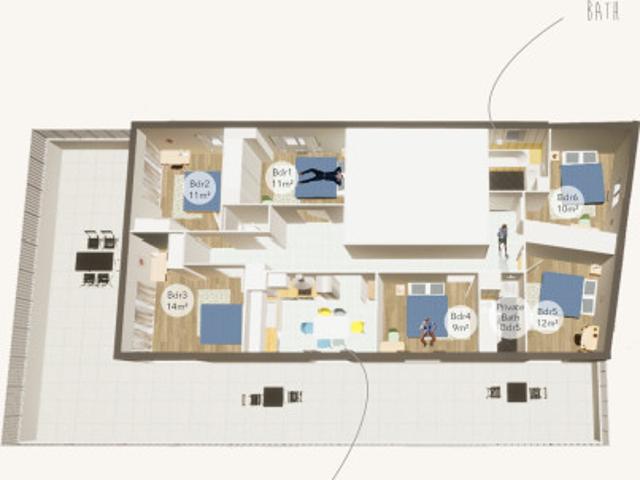 logement calme et chaleureuse LY019