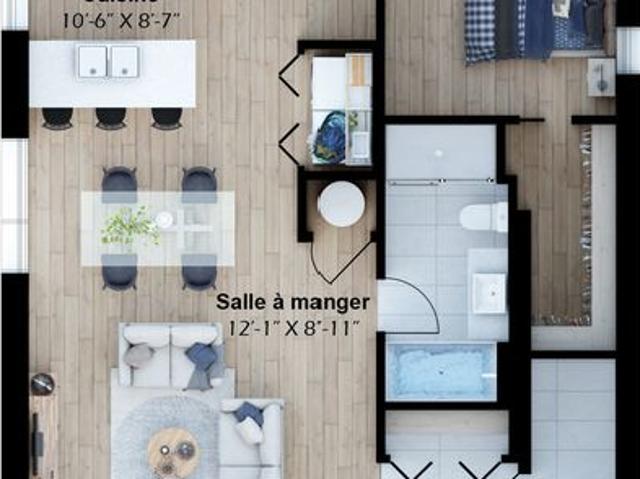 LOGEMENTS 5.5 À LOUER, NEUF
