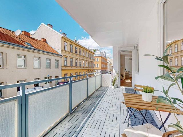 LOGGIA TRAUM IN HERNALS | HELLE, NEU SANIERTE 3 ZIMMERWOHNUNG MIT 10 m² FREIFLÄCHE